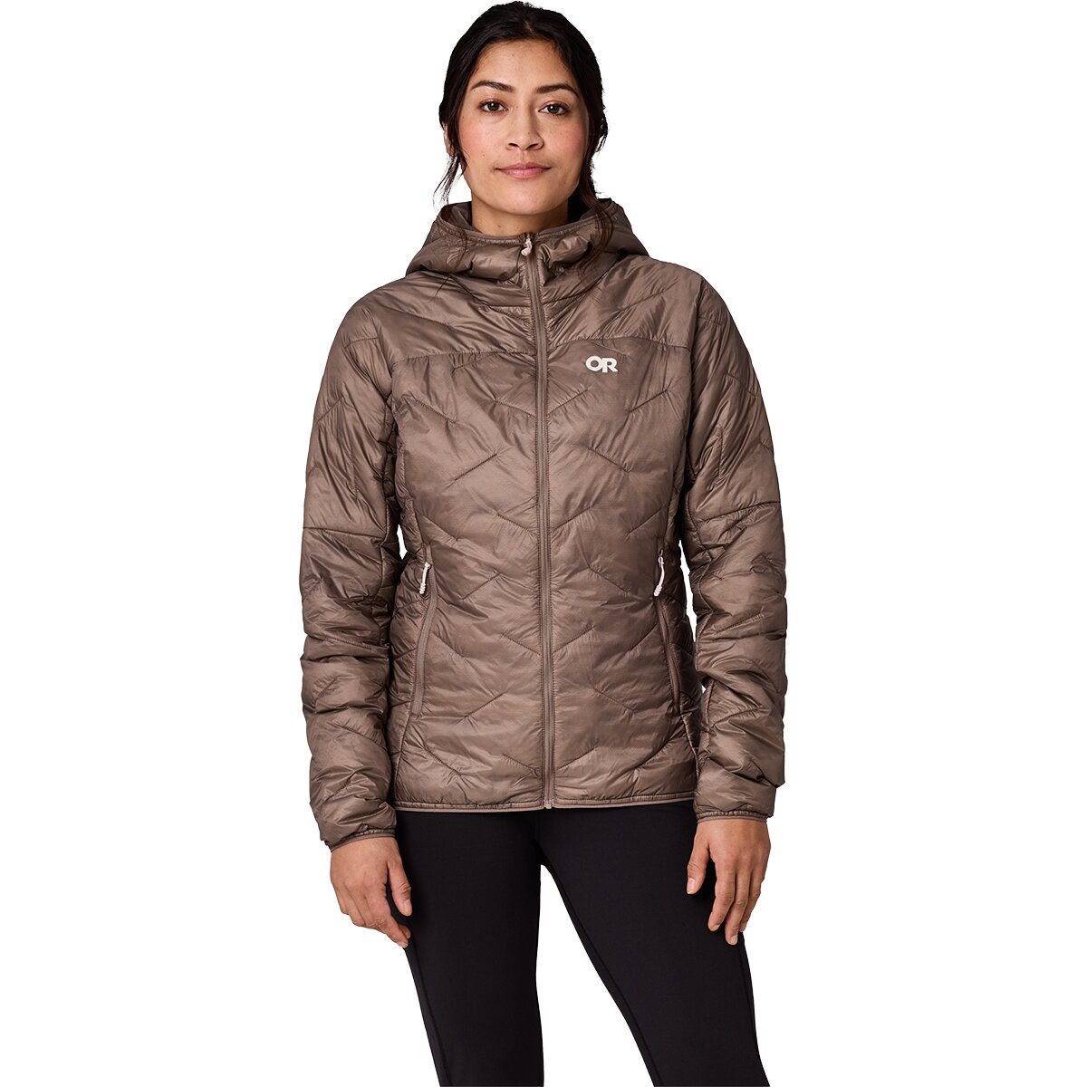 Image of Outdoor Research SuperStrand LT Hooded Jacket - Women's Sable, M