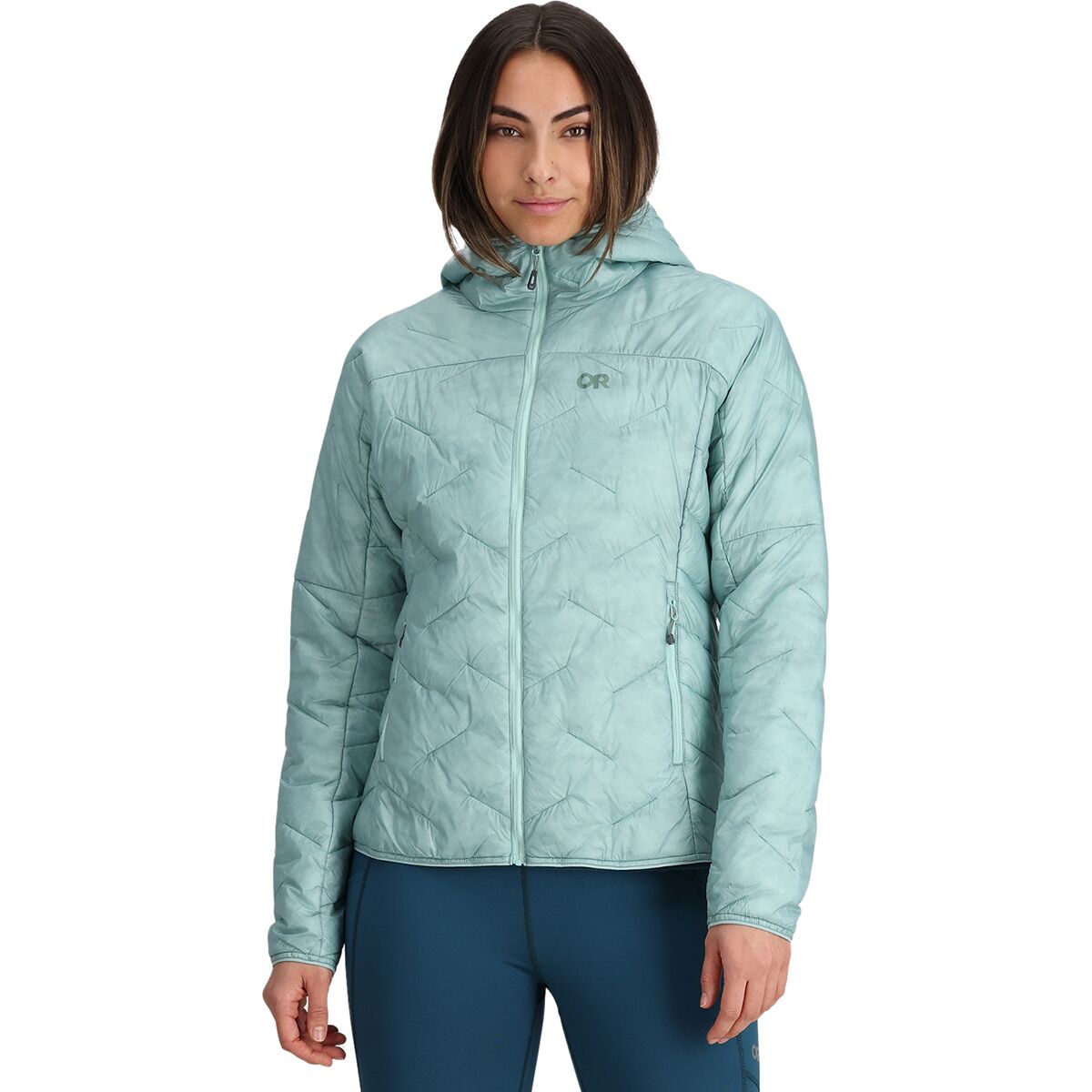Image of Outdoor Research SuperStrand LT Hooded Jacket - Women's Sage, XXS