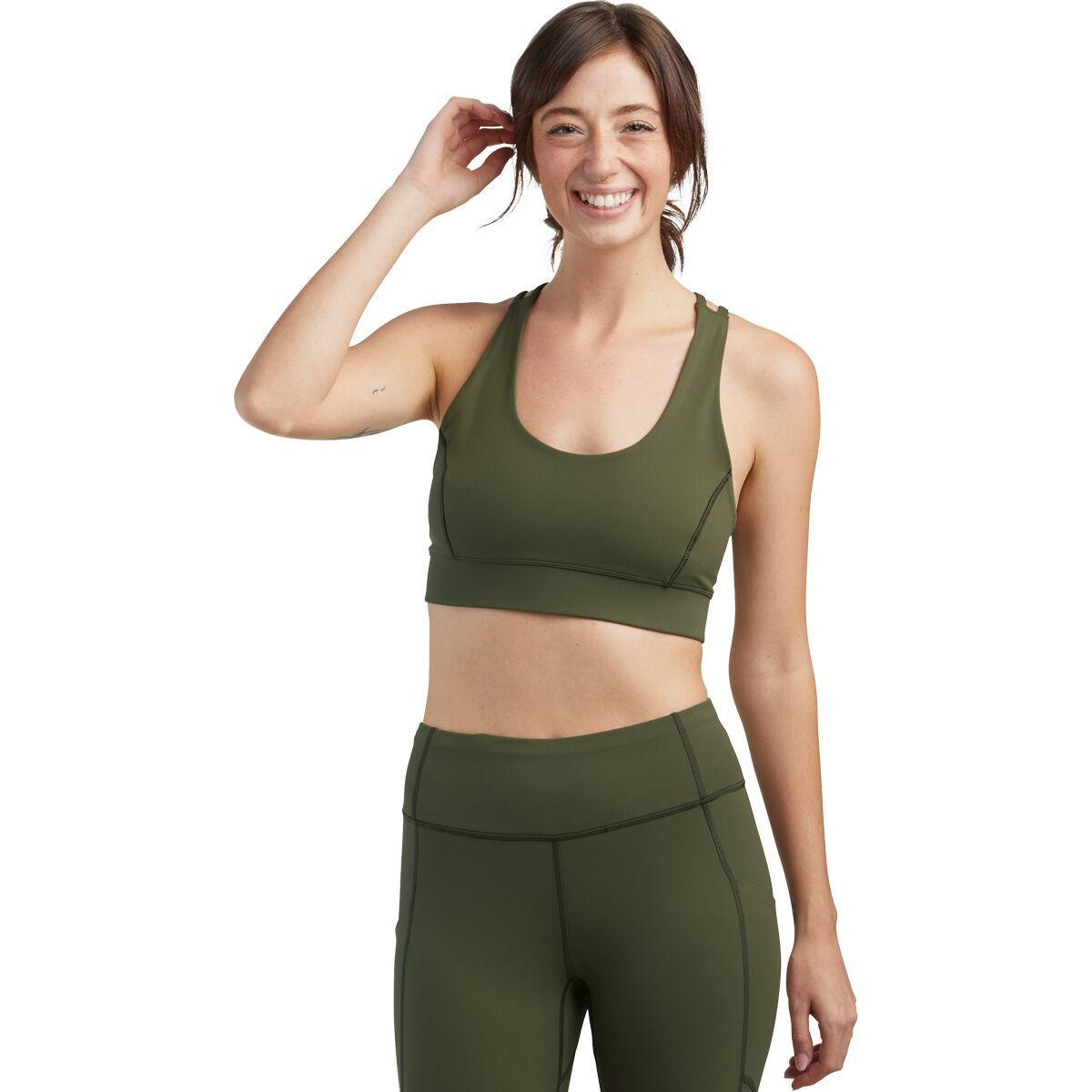 Outdoor Research Vantage Light Support Sports Bra - Women's Fatigue, L