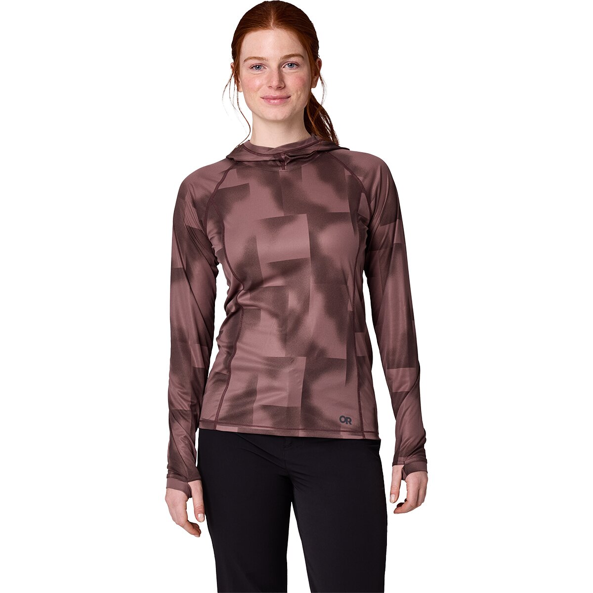 Image of Outdoor Research Echo Hoodie - Women's Terrestrial Vapor Print, XL