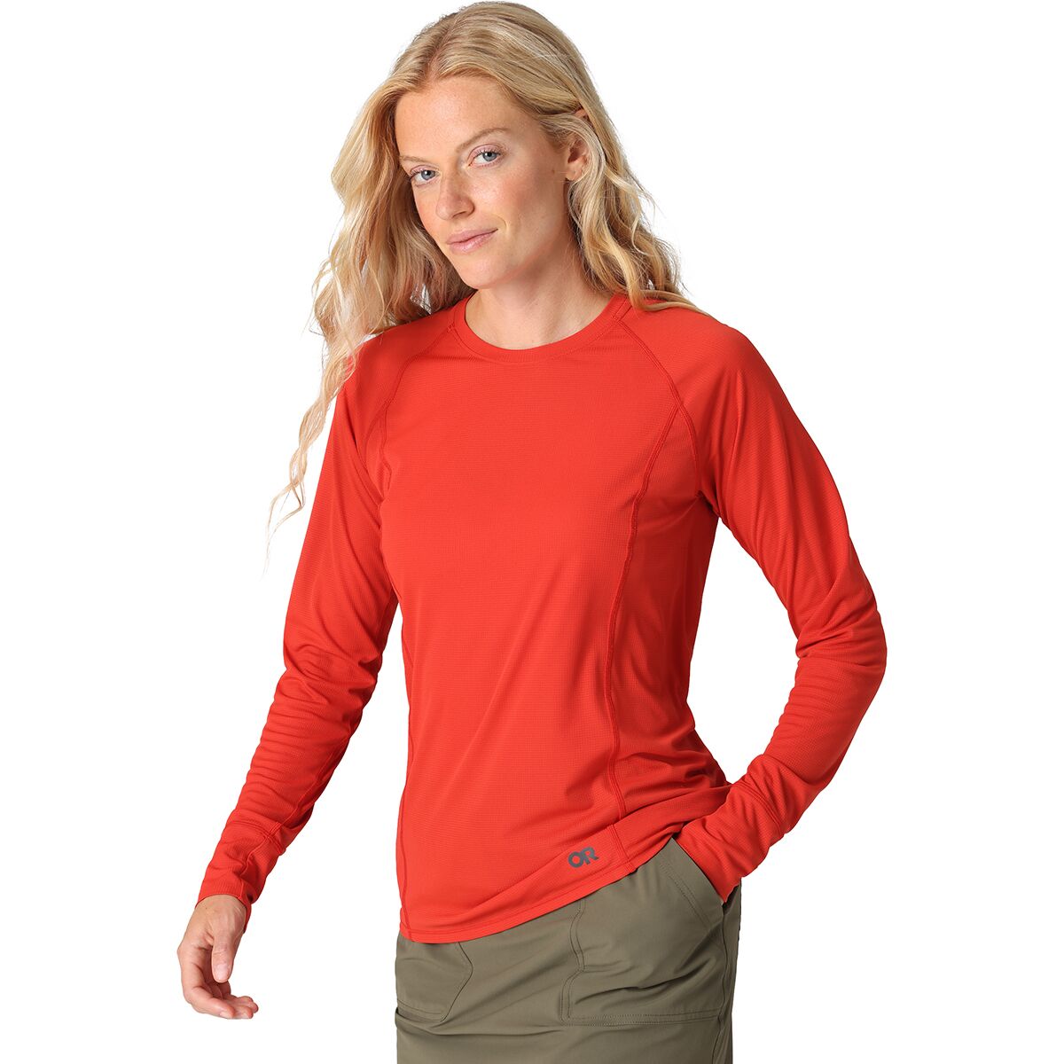 Image of Outdoor Research Echo Long-Sleeve T-Shirt - Women's Cardinal, XS