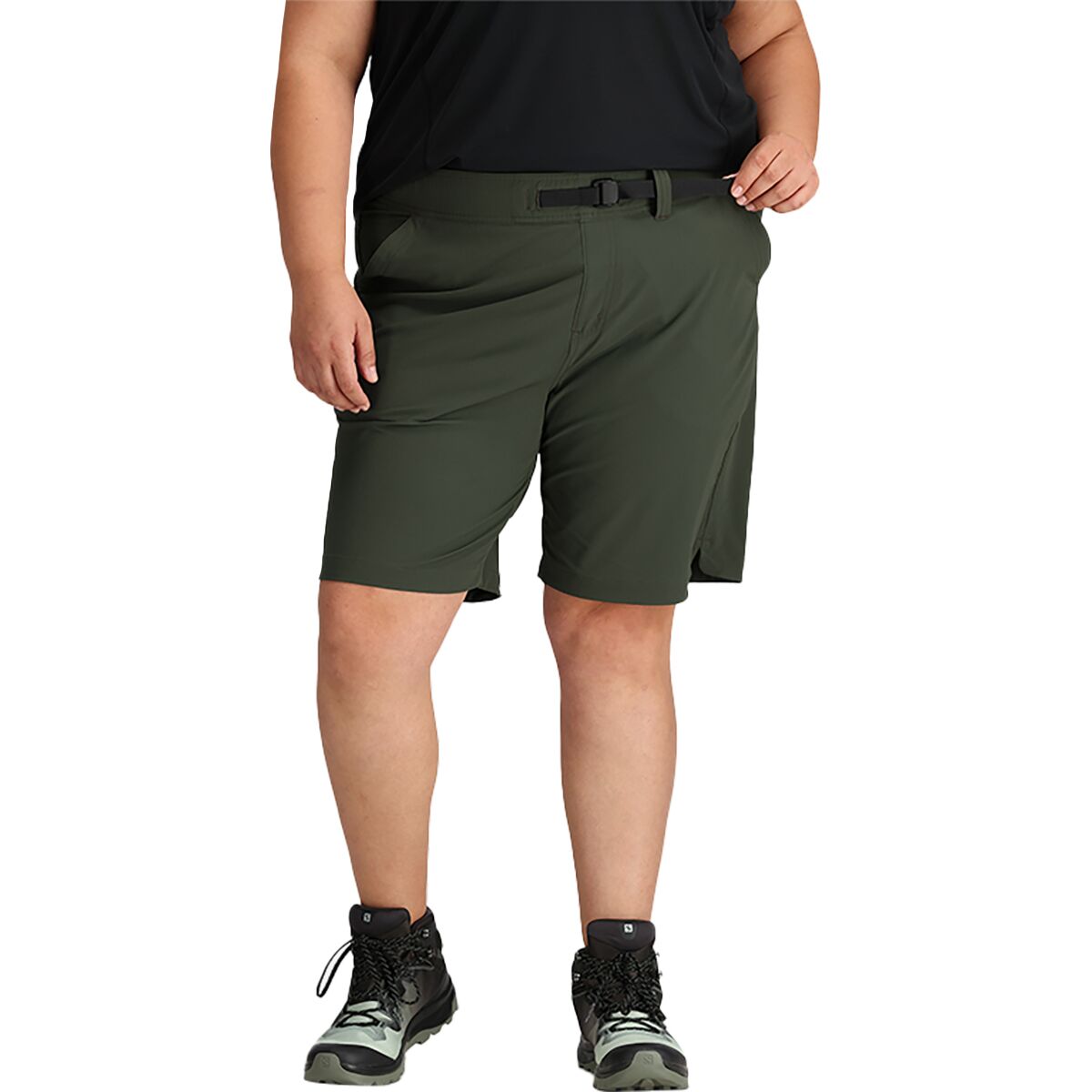 Image of Outdoor Research Ferrosi Short - Plus - Women's Verde, 1X