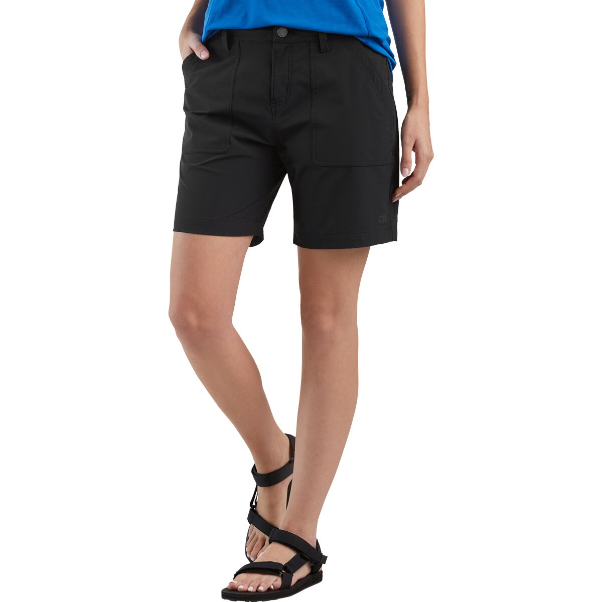 Image of Outdoor Research Ferrosi 7in Short - Women's Black, 4