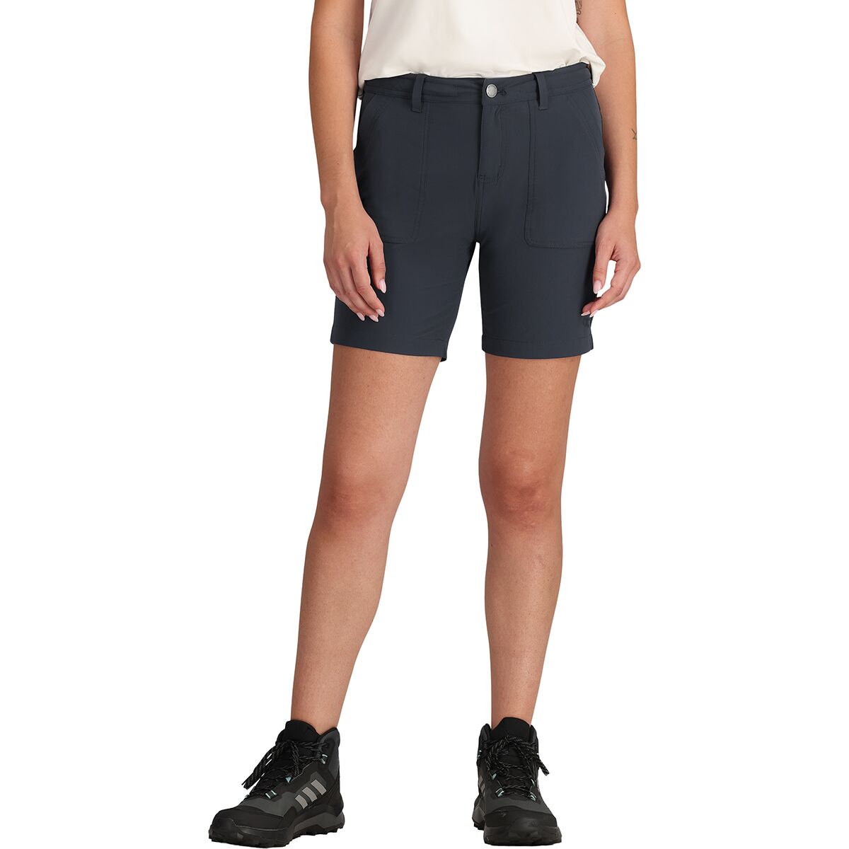 Image of Outdoor Research Ferrosi 7in Short - Women's Dark Navy, 4