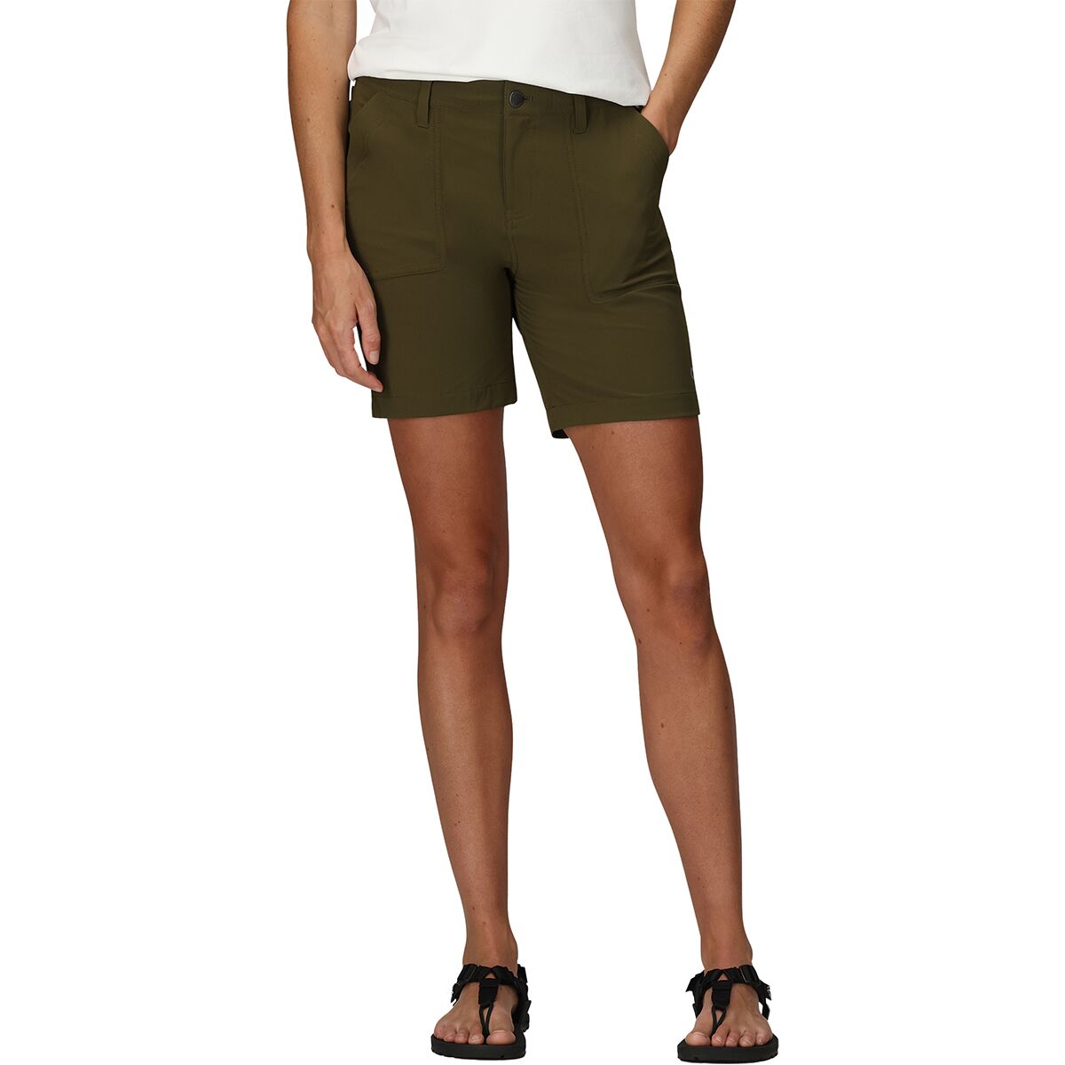 Image of Outdoor Research Ferrosi 7in Short - Women's Dark Olive, 8