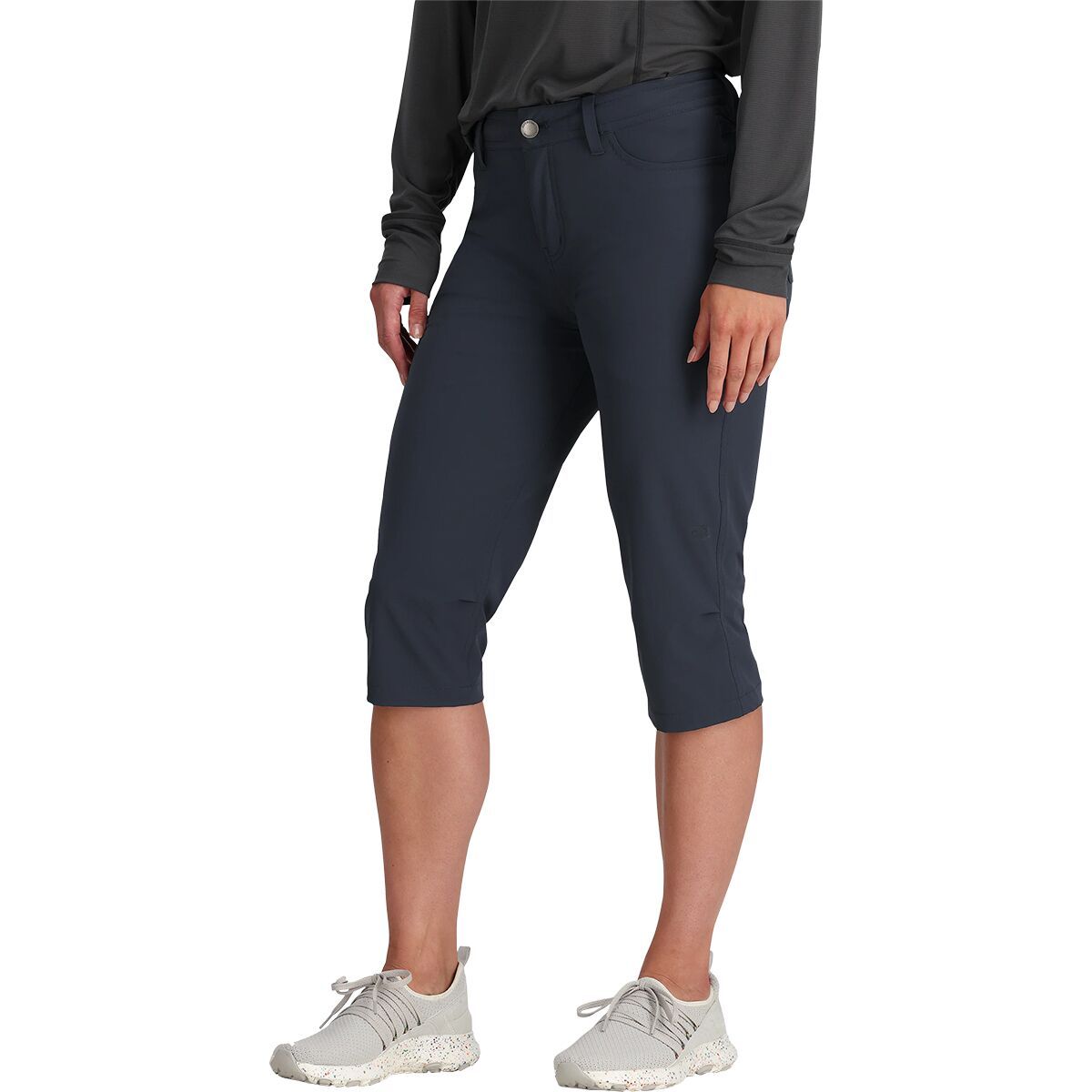Image of Outdoor Research Ferrosi Capri Pant - Women's Dark Navy, 4
