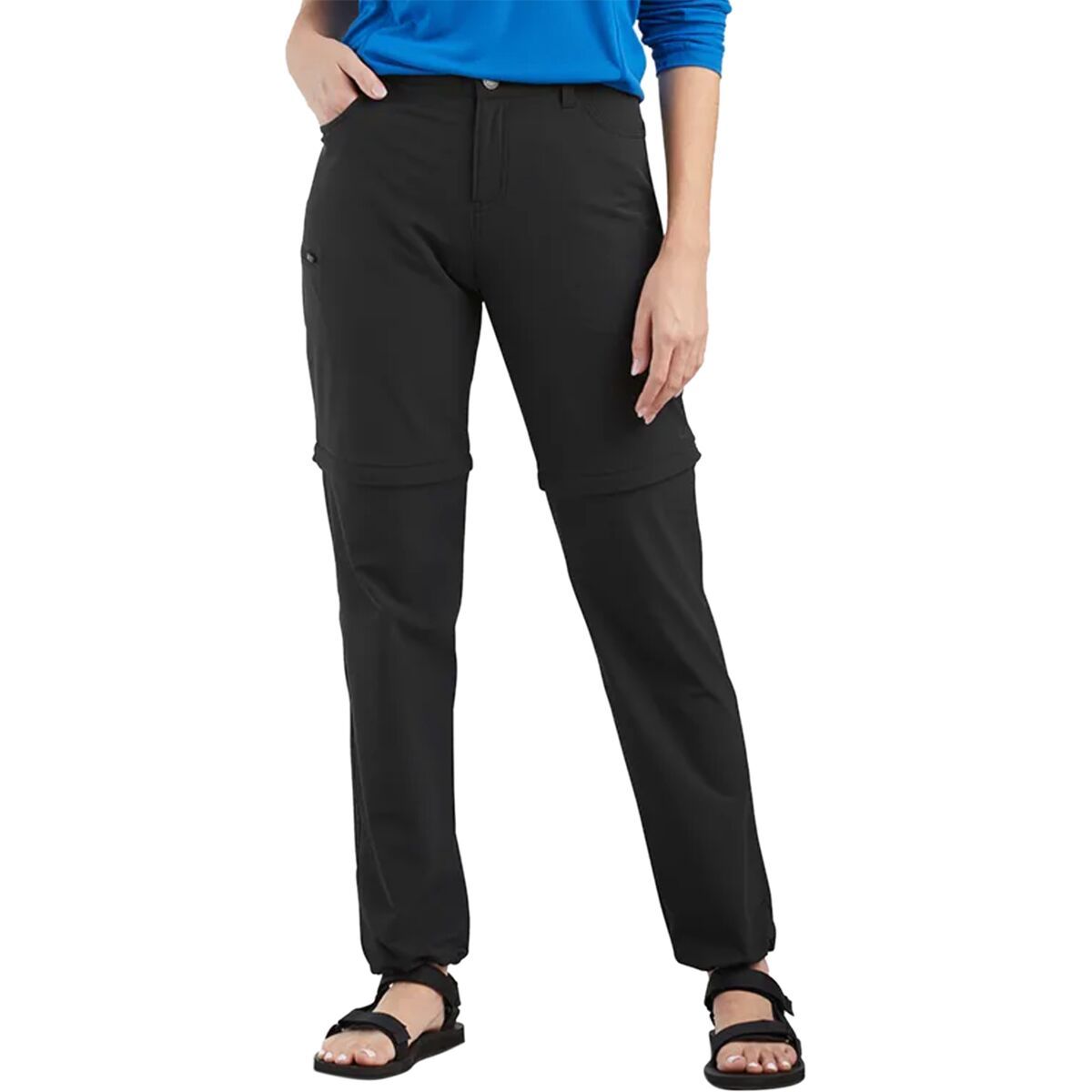 Image of Outdoor Research Ferrosi Convertible Pant - Women's Black, 6/Reg