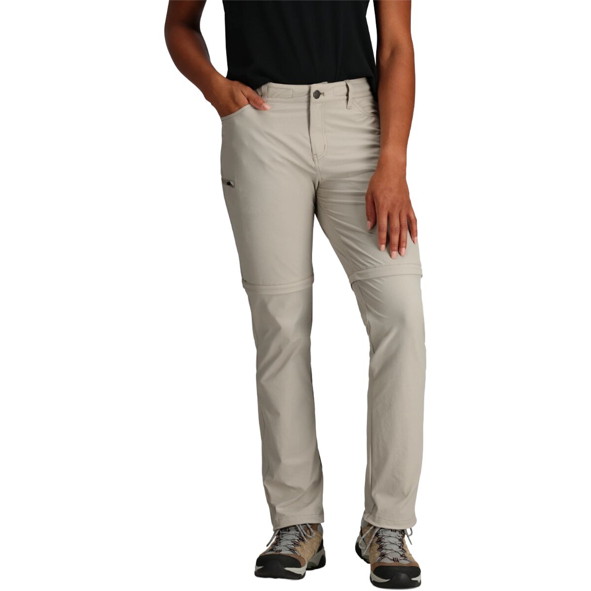 Image of Outdoor Research Ferrosi Convertible Pant - Women's Dark Sand, 10/Reg