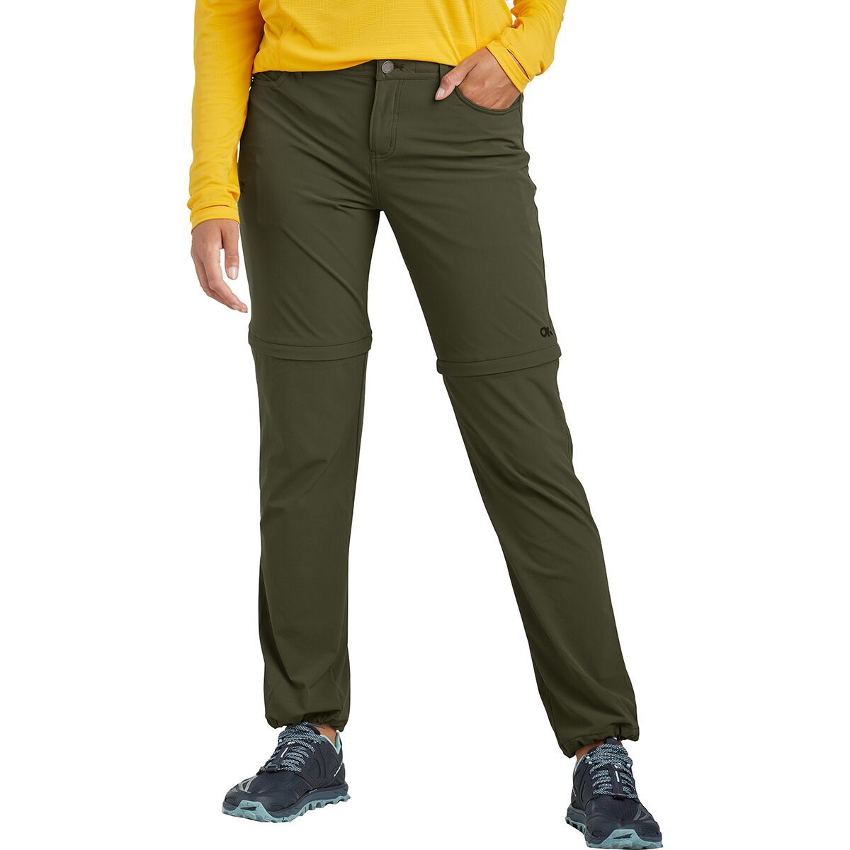 Outdoor Research Ferrosi Convertible Pant - Women's Fatigue, 18/Reg