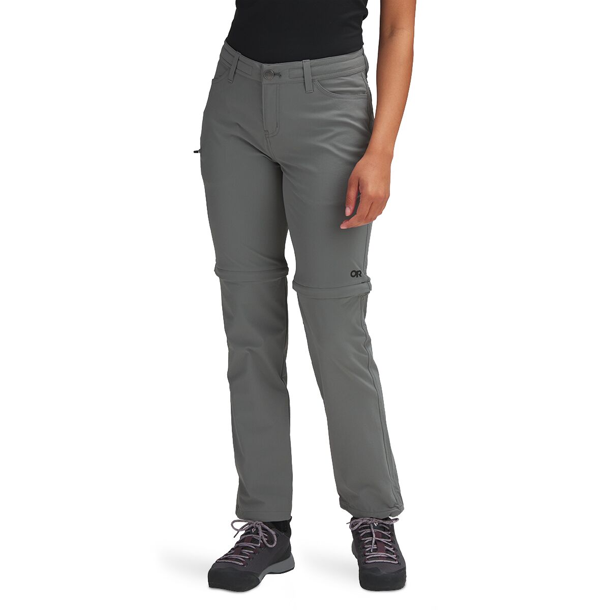 Image of Outdoor Research Ferrosi Convertible Pant - Women's Pewter, 18/Reg
