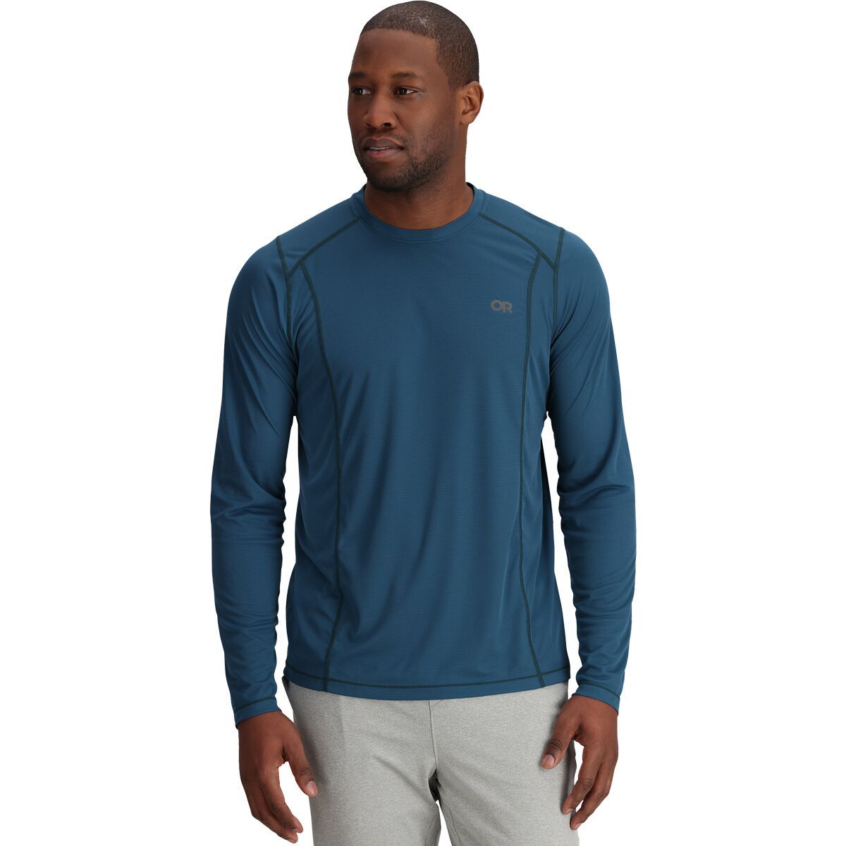 Image of Outdoor Research Echo L/S Tee - Men's Harbor, M
