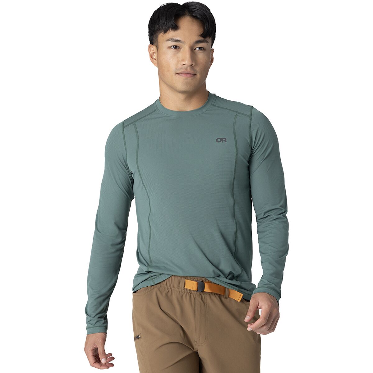 Image of Outdoor Research Echo L/S Tee - Men's Malachite, L