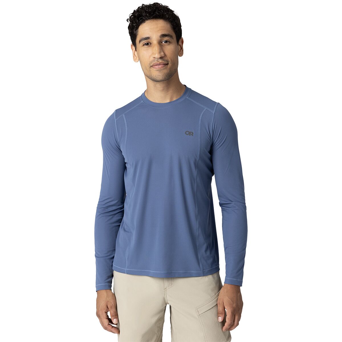 Image of Outdoor Research Echo L/S Tee - Men's Skyline, L