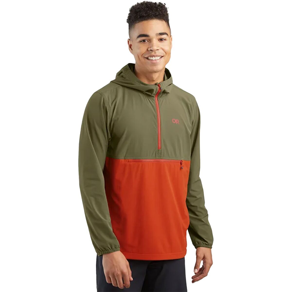 Outdoor Research Ferrosi Anorak Jacket - Men's Fatigue/Redrock, XXL