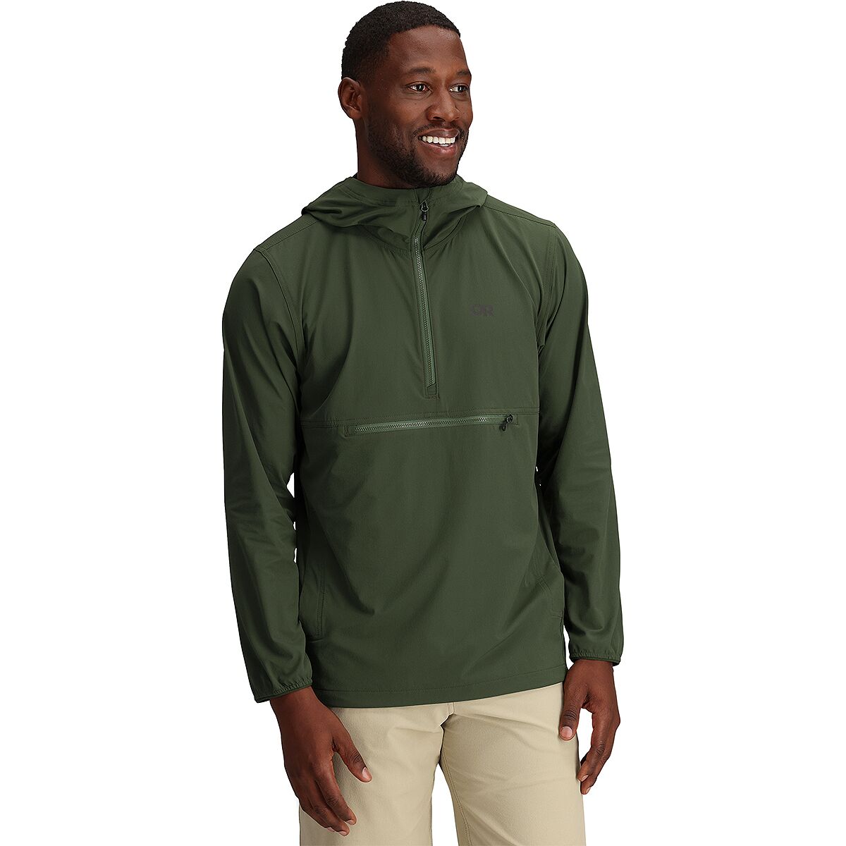 Image of Outdoor Research Ferrosi Anorak Jacket - Men's Verde, S