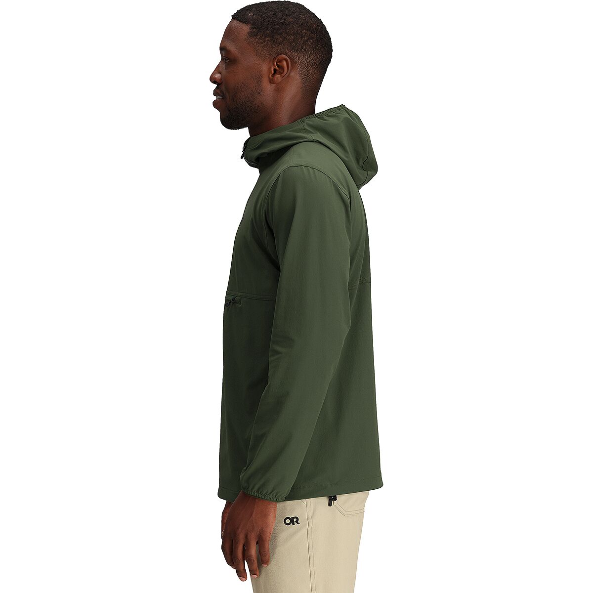 Outdoor Research Ferrosi Anorak Veste à séchage rapide avec protection UPF pour homme, Noir, Petit
