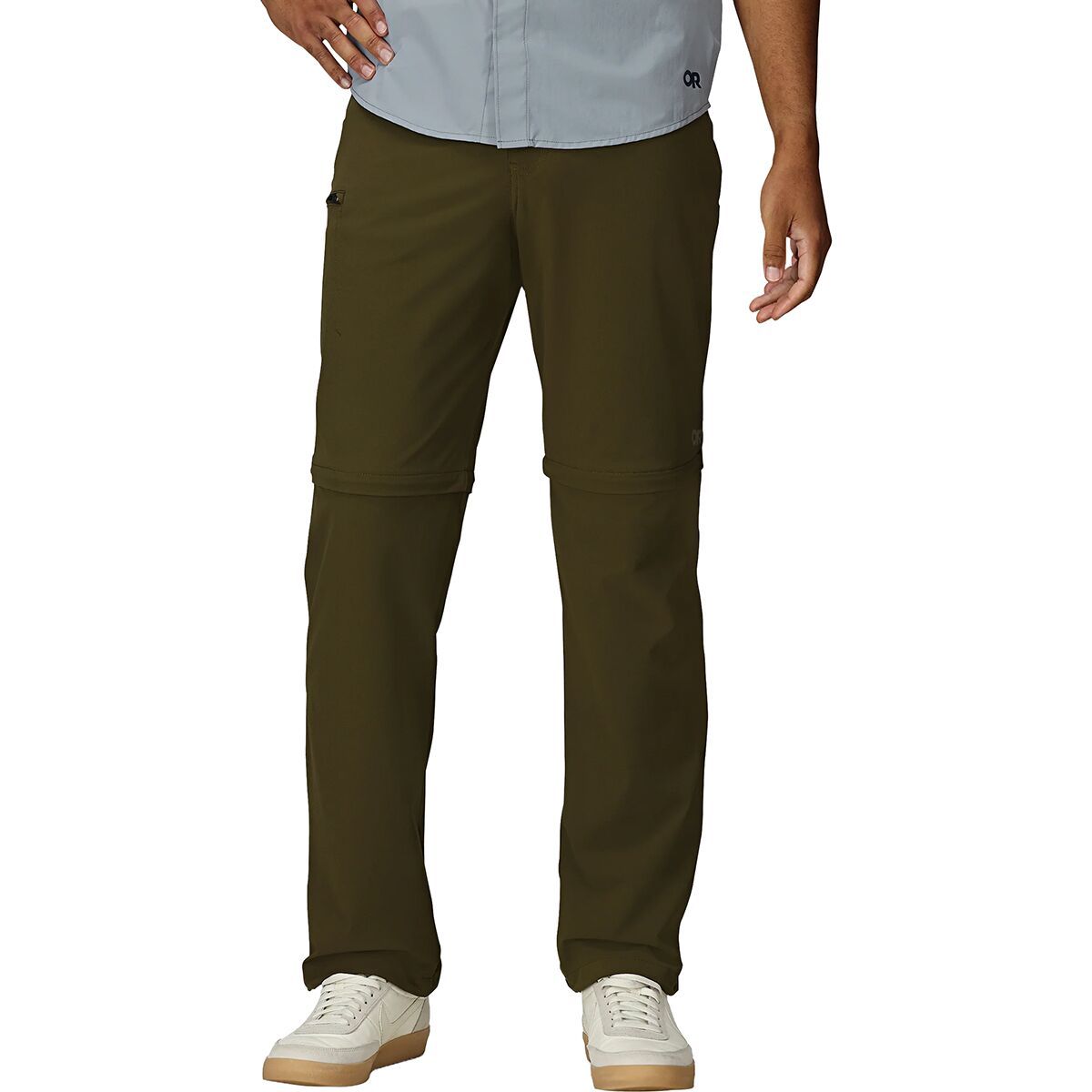 Image of Outdoor Research Ferrosi Convertible Pant - Men's Dark Olive, 31/Short