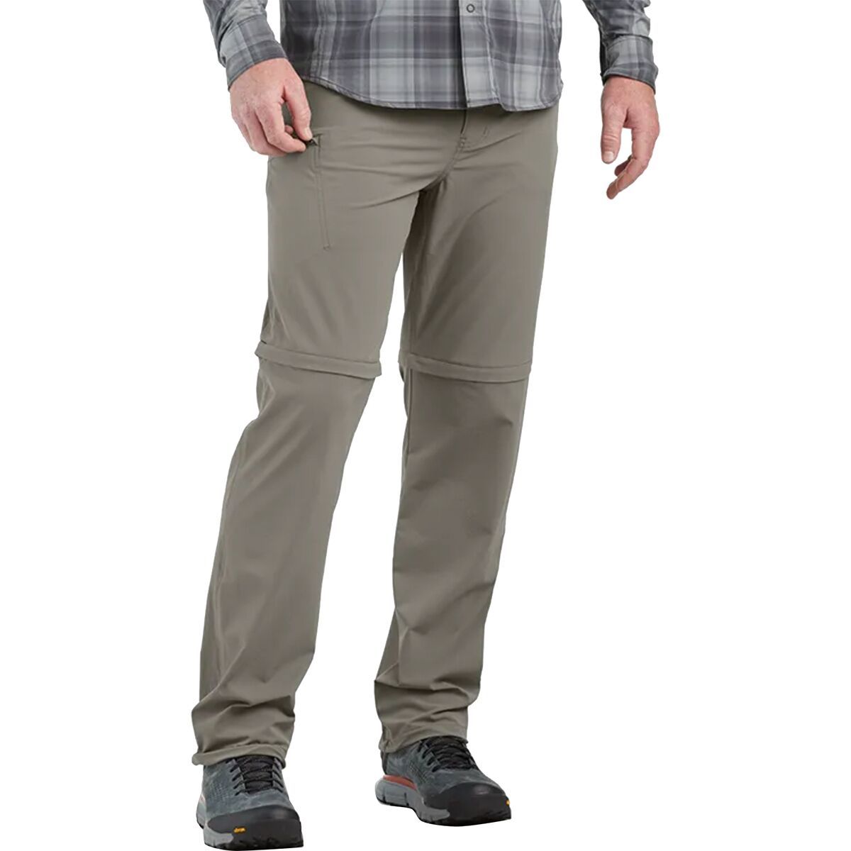 Image of Outdoor Research Ferrosi Convertible Pant - Men's Pewter, 35/Reg