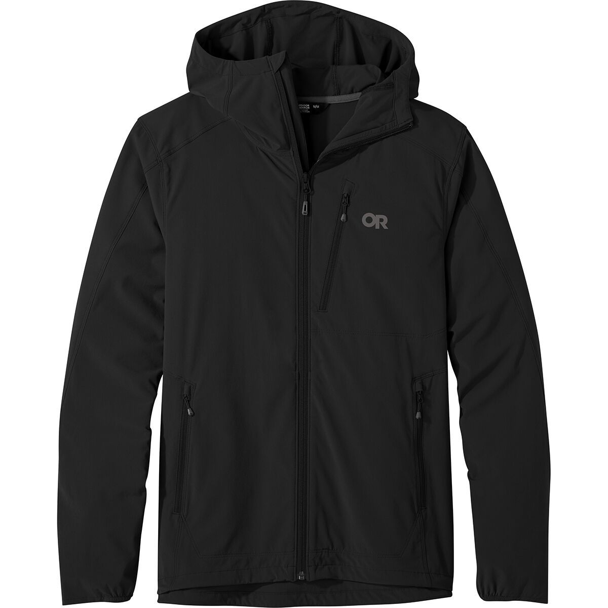 Outdoor Research Ferrosi Hooded Jacket - Men's Black, XXL