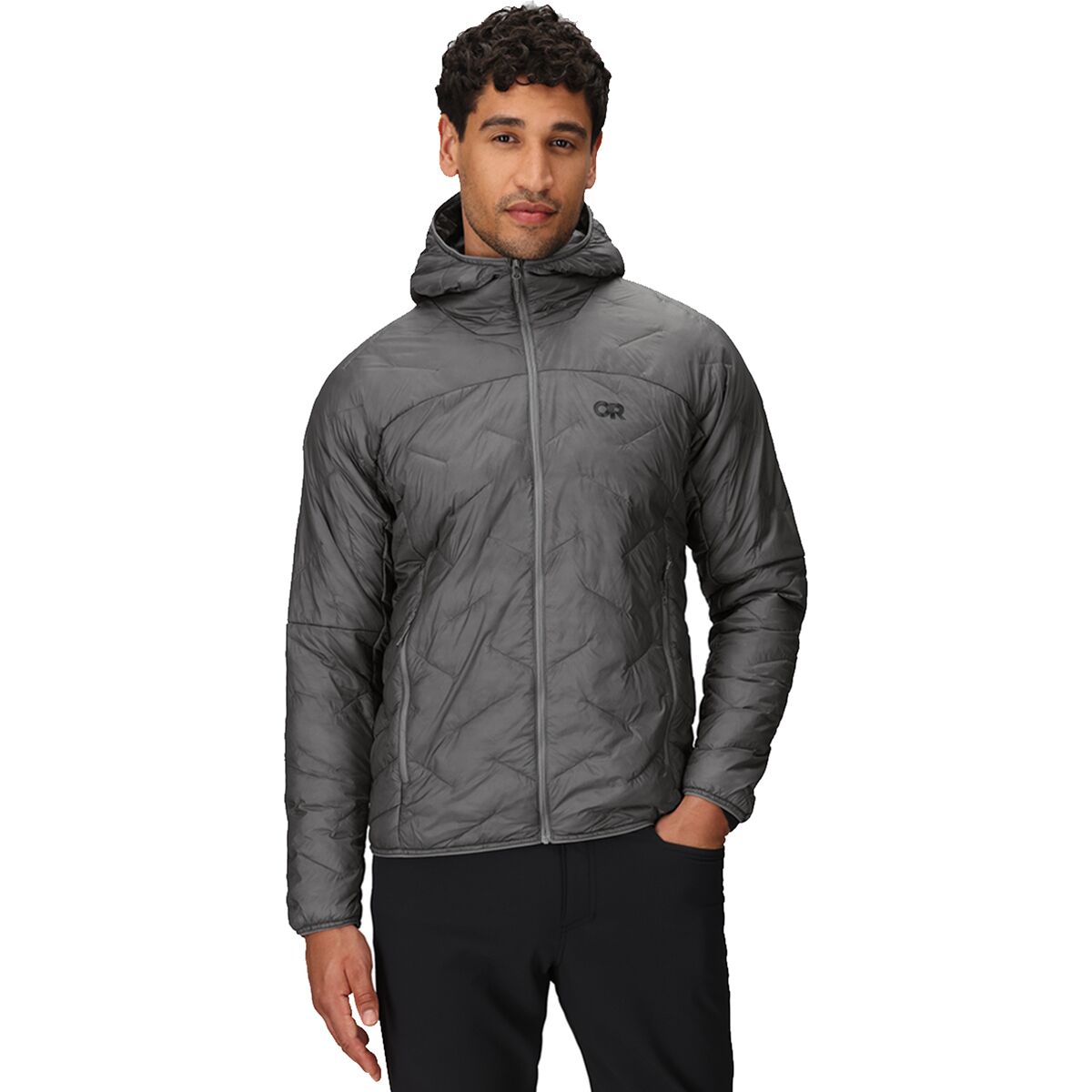 Image of Outdoor Research SuperStrand LT Hoodie - Men's Wolf Grey, XL