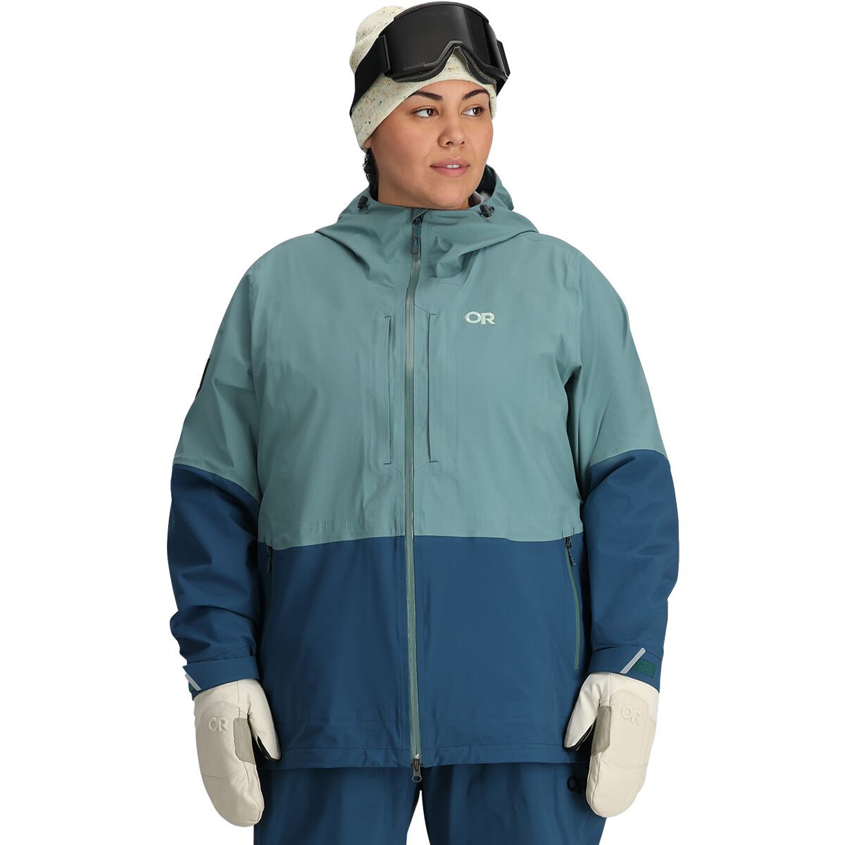 Image of Outdoor Research Carbide Plus Jacket - Women's Neptune/Harbor, 4X