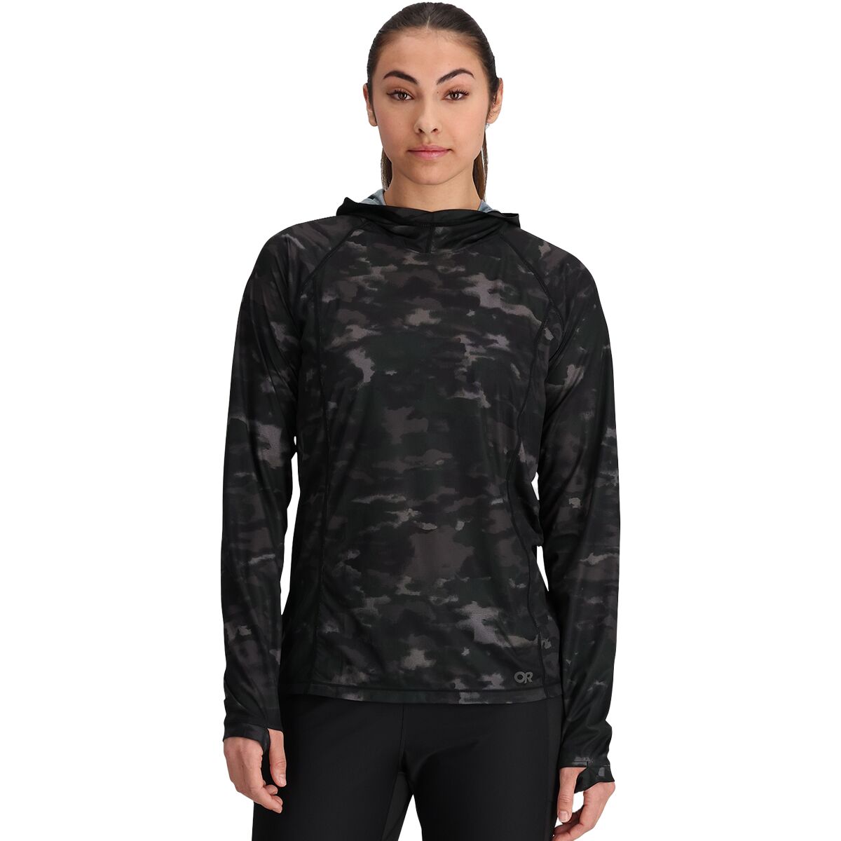 Outdoor Research Outdoor Research Echo Printed Hoodie - Women's Balsam Cloud Scape, XXS