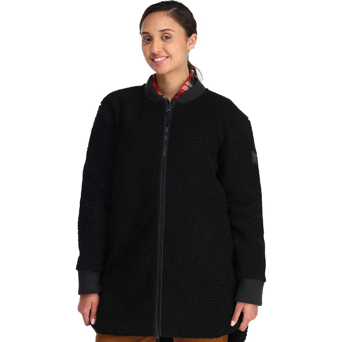 Image of Outdoor Research Juneau Sherpa Fleece Coat - Women's Black, S