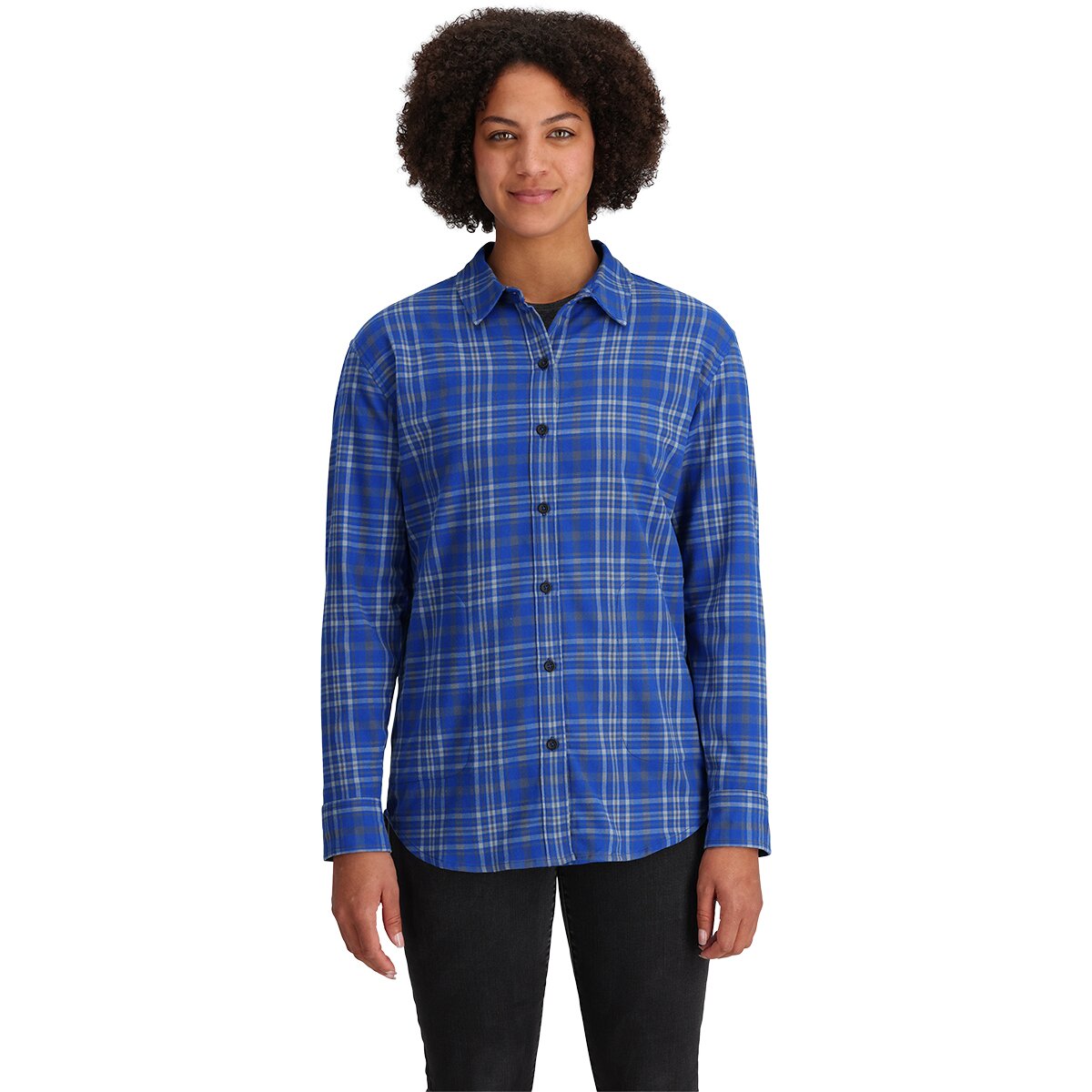 Image of Outdoor Research Kulshan Flannel Shirt - Women's Topaz, XS