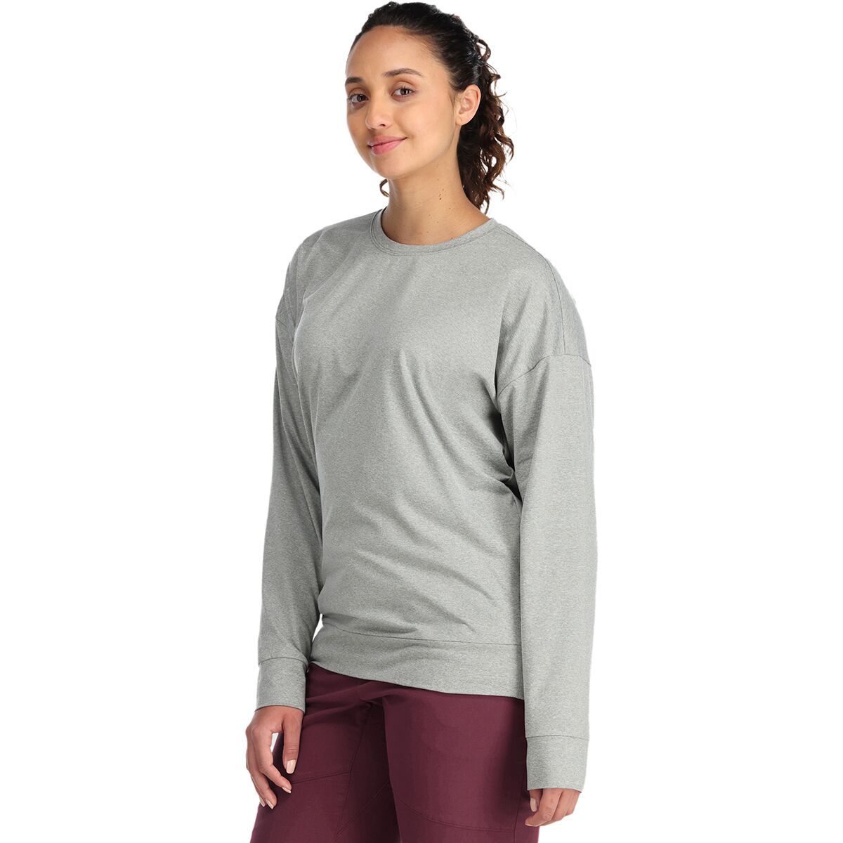 Outdoor Research Melody Long-Sleeve Pullover - Women's Light Pewter Heather, S