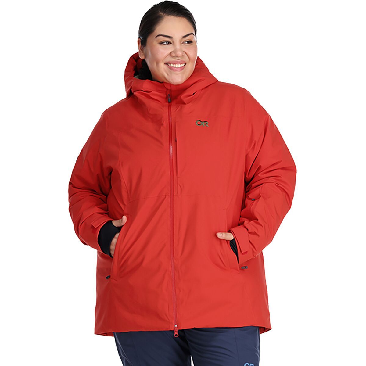 Outdoor Research Snowcrew Plus Jacket - Women's Cranberry, 1X