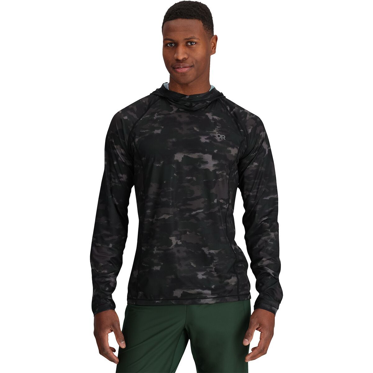 Outdoor Research Echo Printed Hoodie - Men's Grove Camo, 3XL