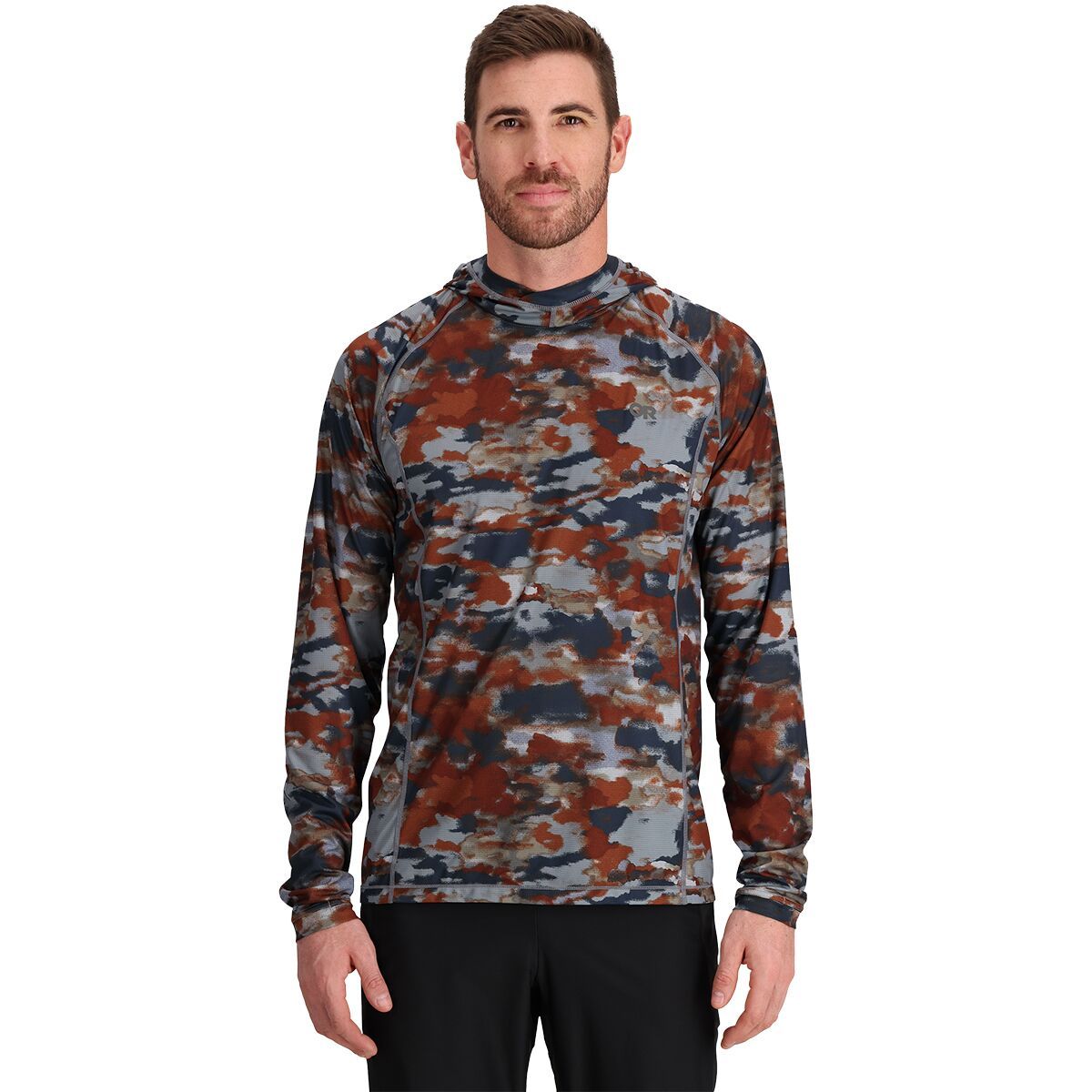 Outdoor Research Echo Printed Hoodie - Men's Slate Camo, S
