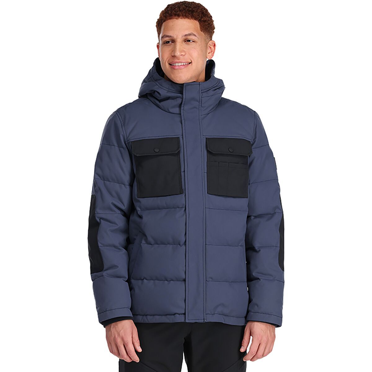 Outdoor Research Del Campo Down Parka - Men's Naval Blue/Black, S