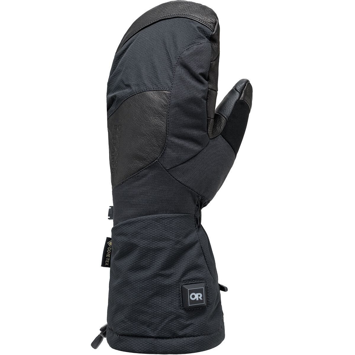 Image of Outdoor Research Prevail Heated GORE-TEX Mitten Black, M