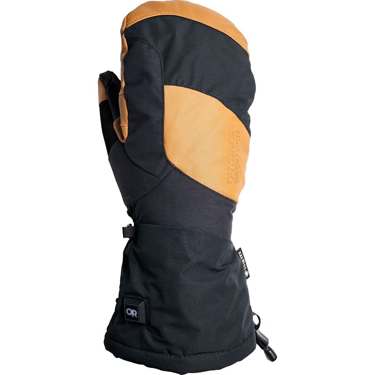 Image of Outdoor Research Prevail Heated GORE-TEX Mitten Dark Natural/Black, M