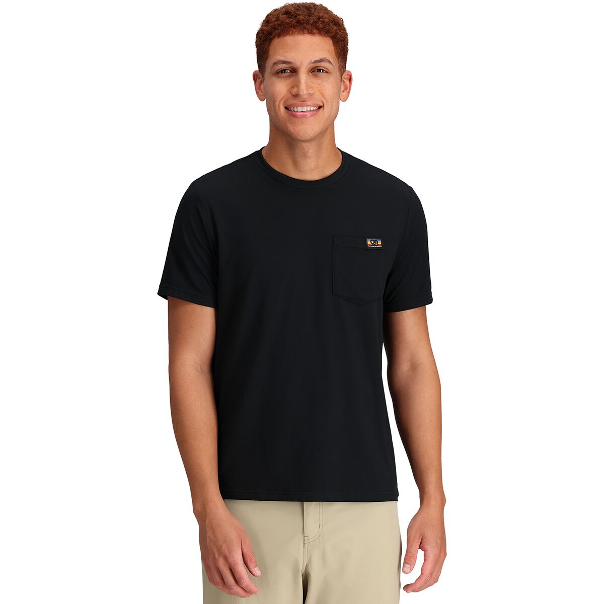 Image of Outdoor Research Essential Pocket T-Shirt - Men's Black, S
