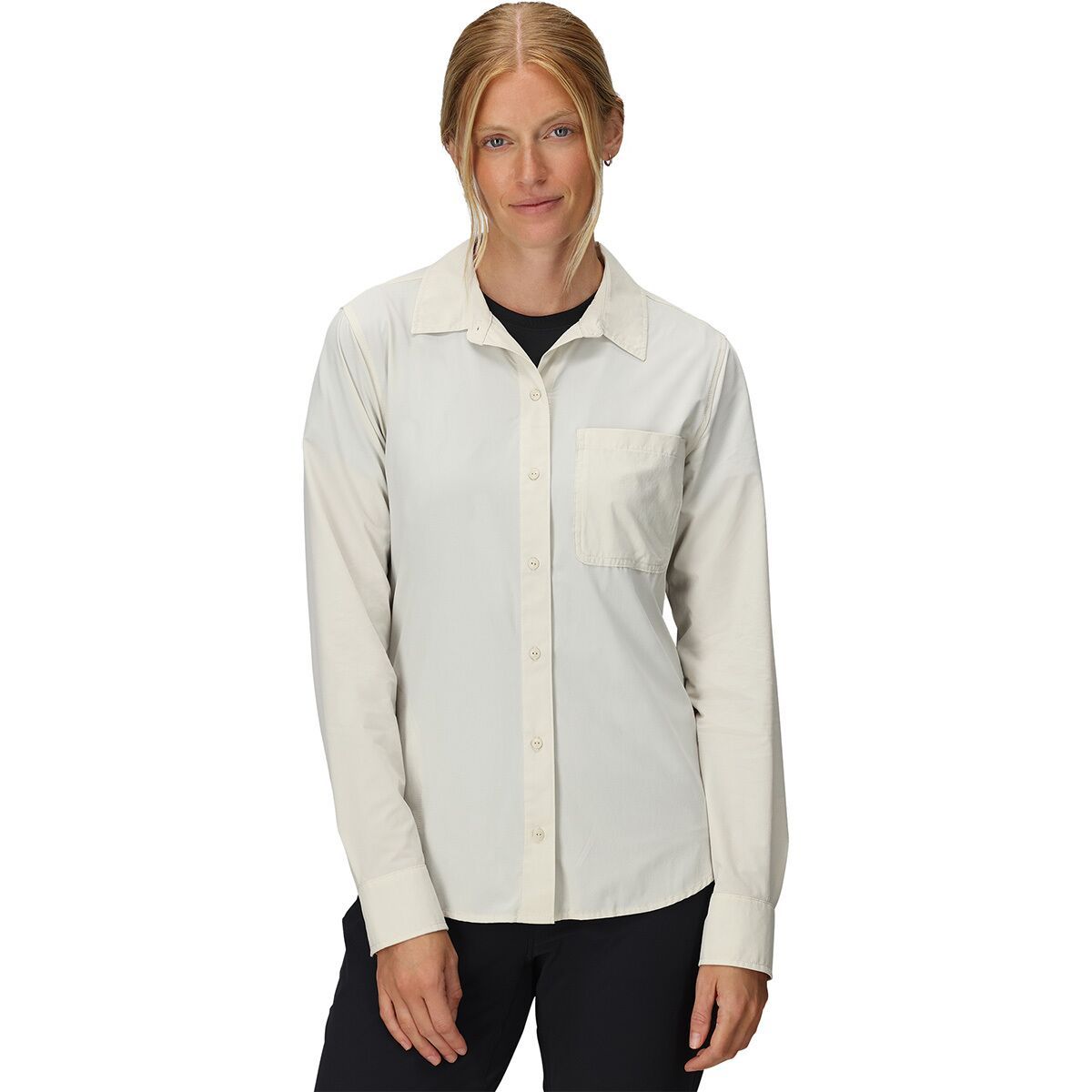 Image of Outdoor Research Astroman Long-Sleeve Sun Shirt - Women's Oyster, XL