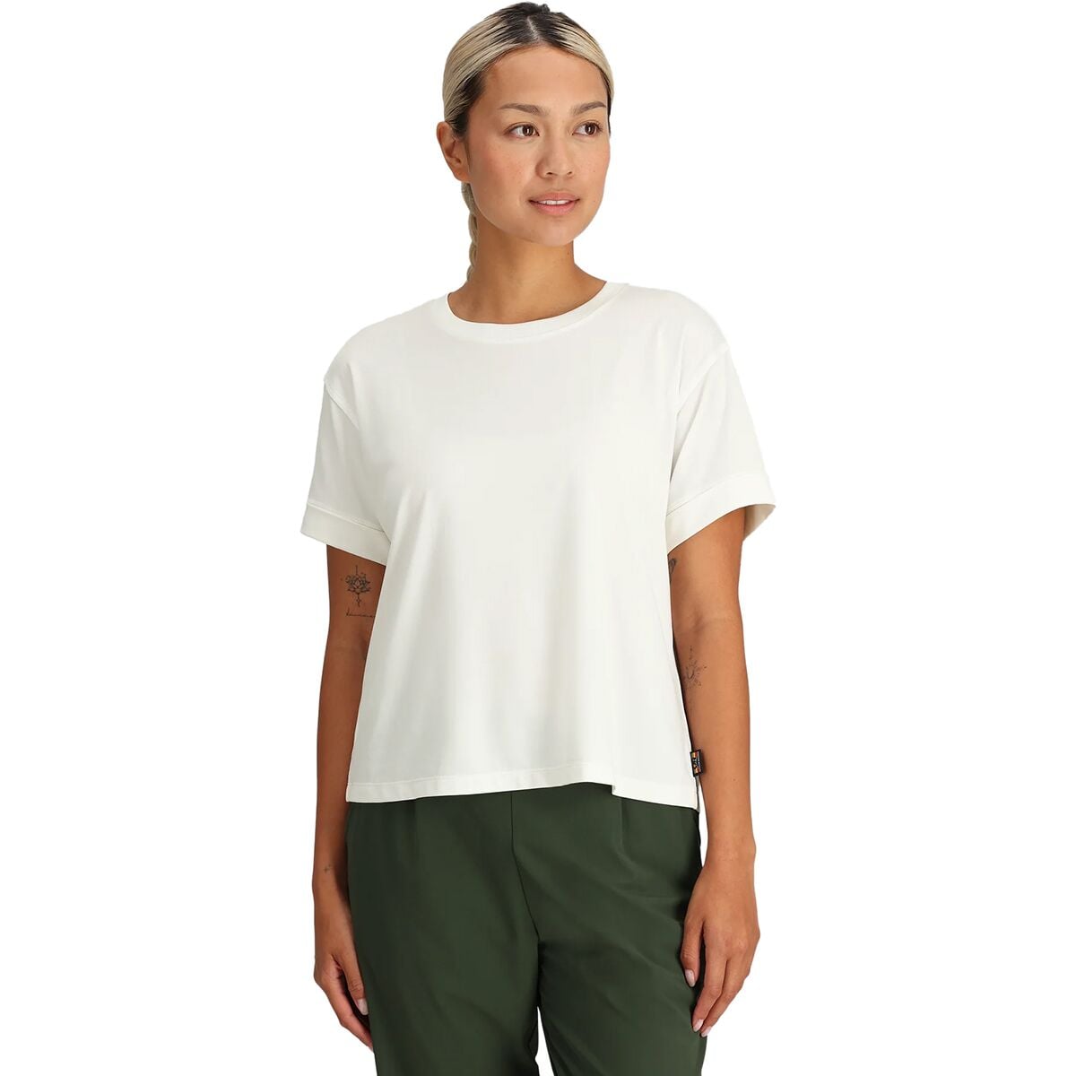 Image of Outdoor Research Essential Boxy T-Shirt - Women's White, L