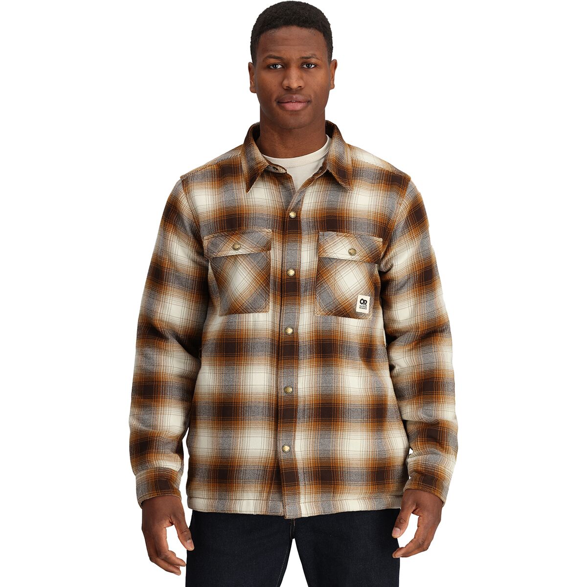 Image of Outdoor Research Feedback Shirt Jacket - Men's Bronze, L