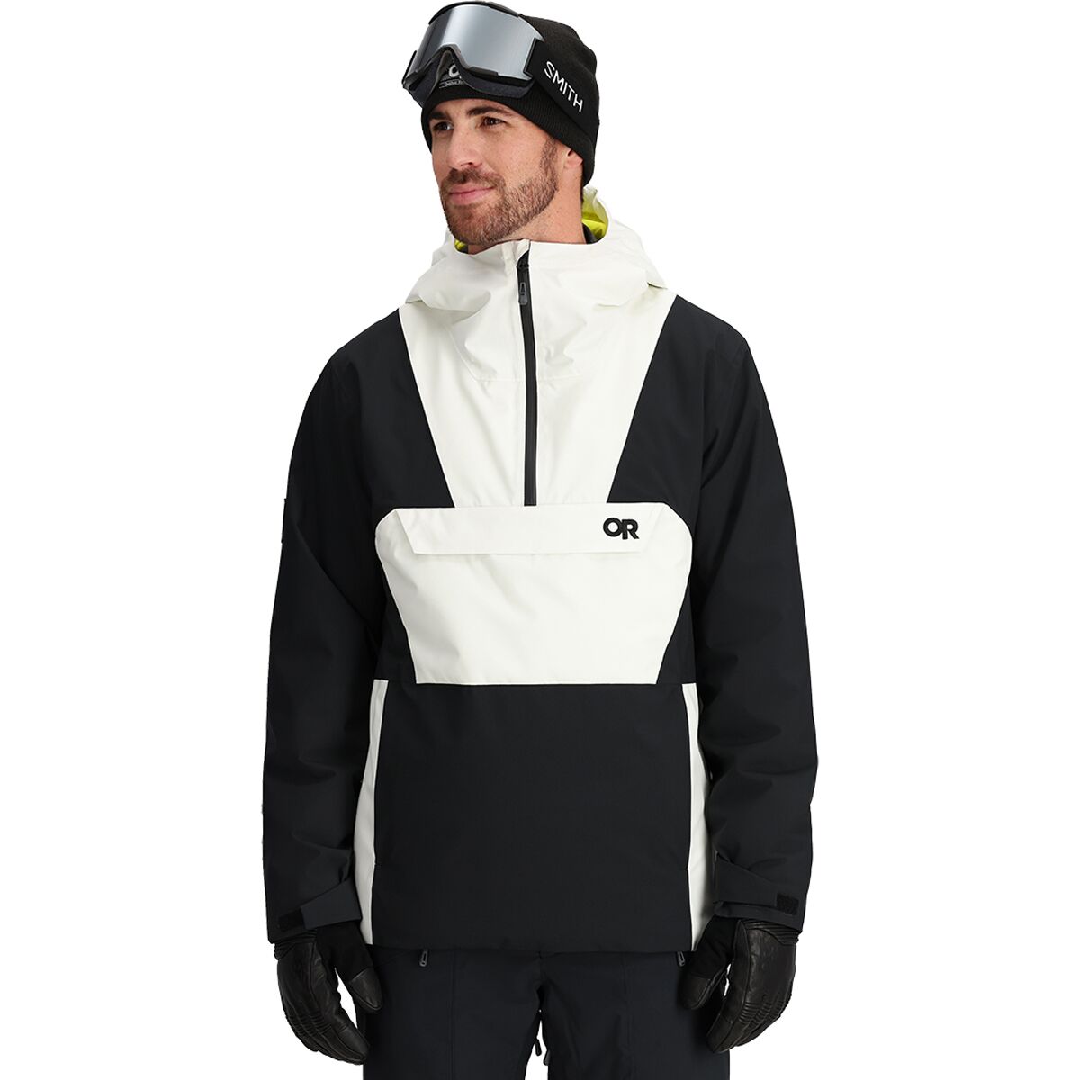 Outdoor Research Outdoor Research Snowcrew Anorak - Men's Black/Snow, XXL