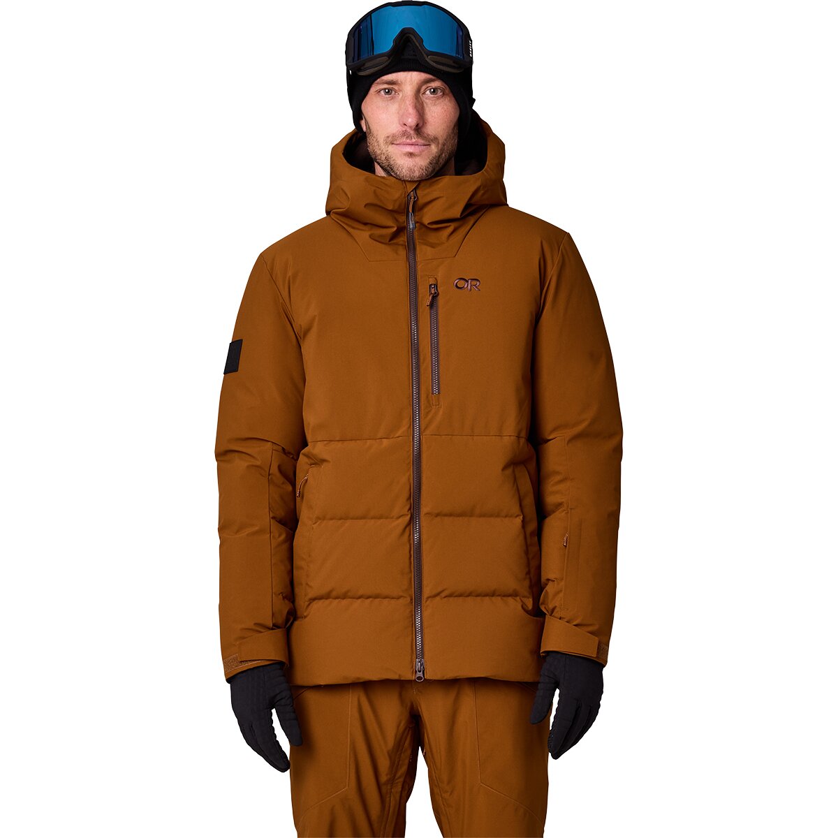 Image of Outdoor Research Snowcrew Down Jacket - Men's Pecan, S