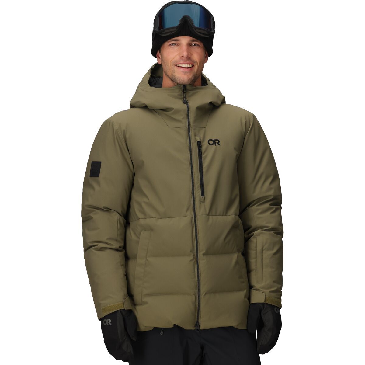 Image of Outdoor Research Snowcrew Down Jacket - Men's Ranger Green, M