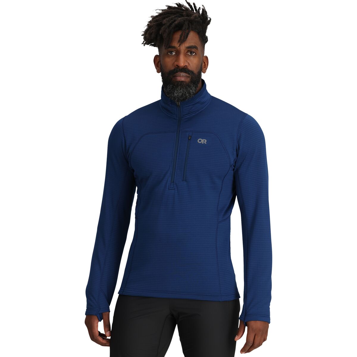 Image of Outdoor Research Vigor Grid Fleece Half-Zip Jacket - Men's Cenote, XL