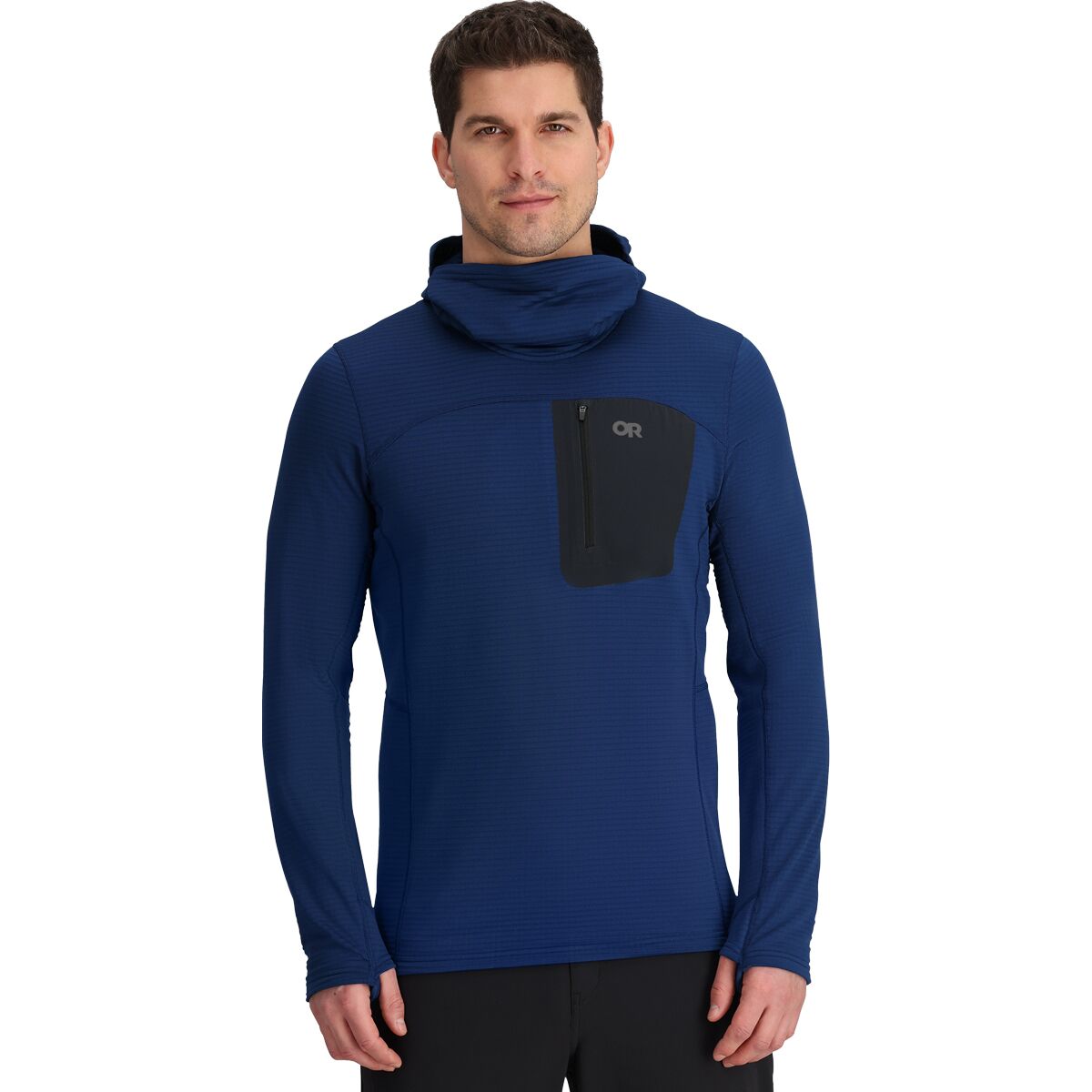 Image of Outdoor Research Vigor Grid Fleece Pullover Hoodie - Men's Cenote, XL