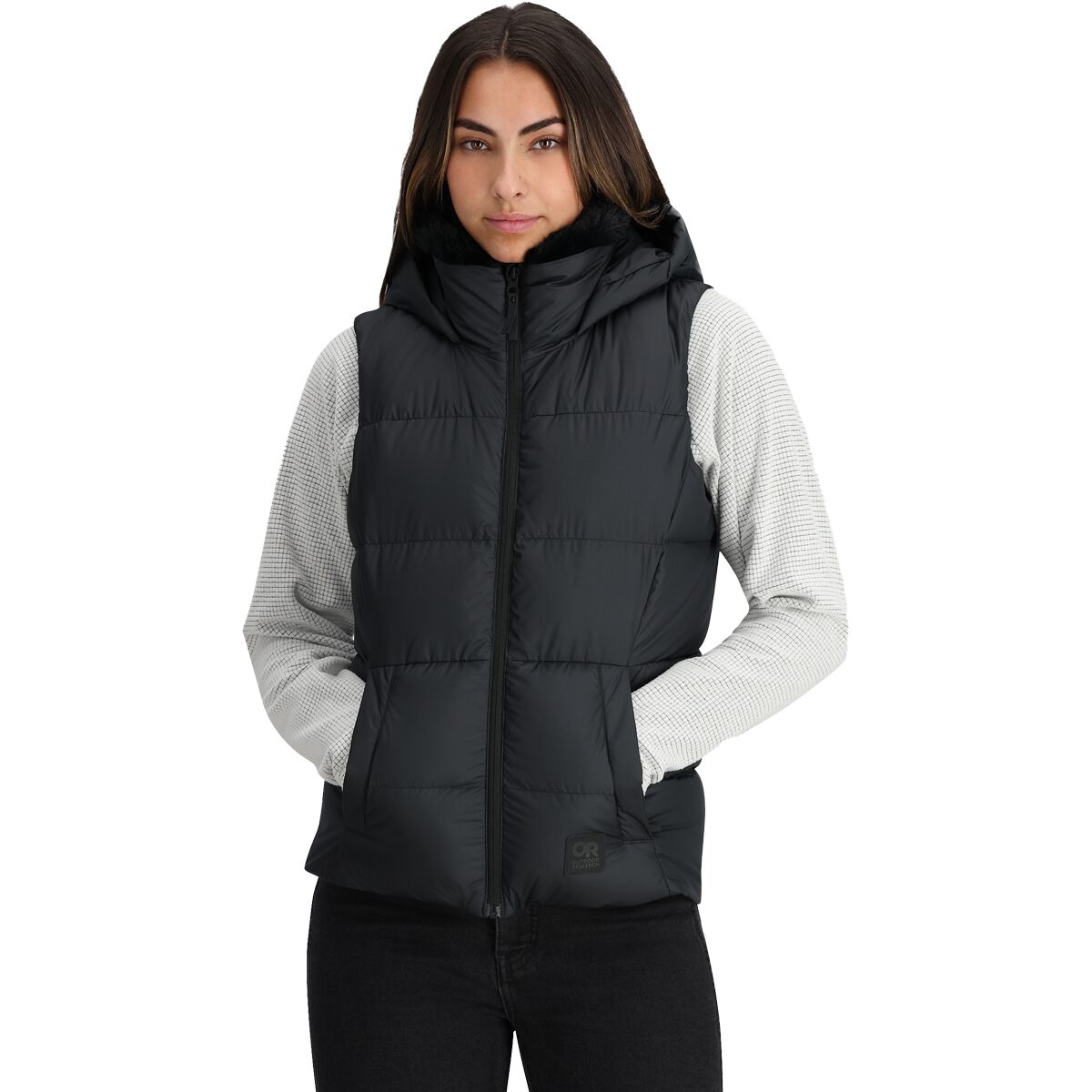 Outdoor Research Coldfront Hooded Down Vest II - Women's