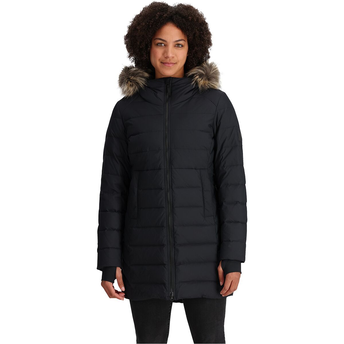 Image of Outdoor Research Coze Lux Down Parka - Women's Black, XL