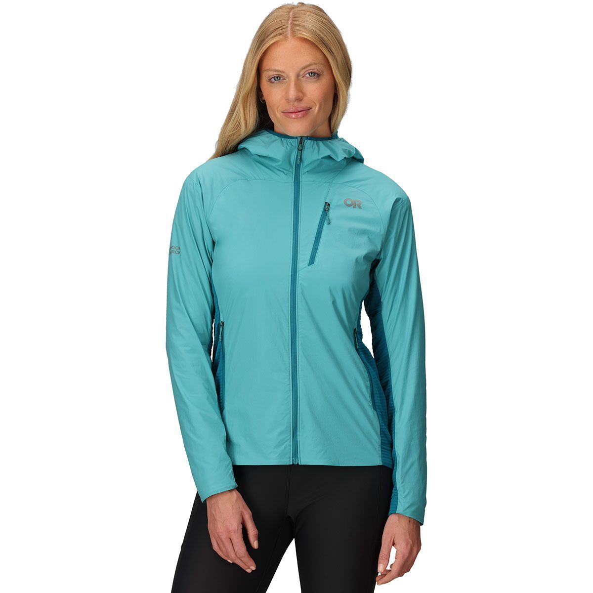 Image of Outdoor Research Deviator Hoodie - Women's Tidepool/Aurora, S