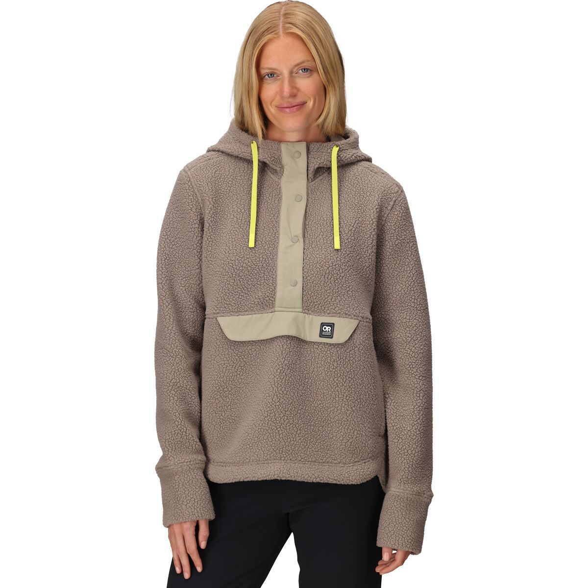 Image of Outdoor Research Grayland Fleece Pullover Hoodie - Women's Sable, XXL