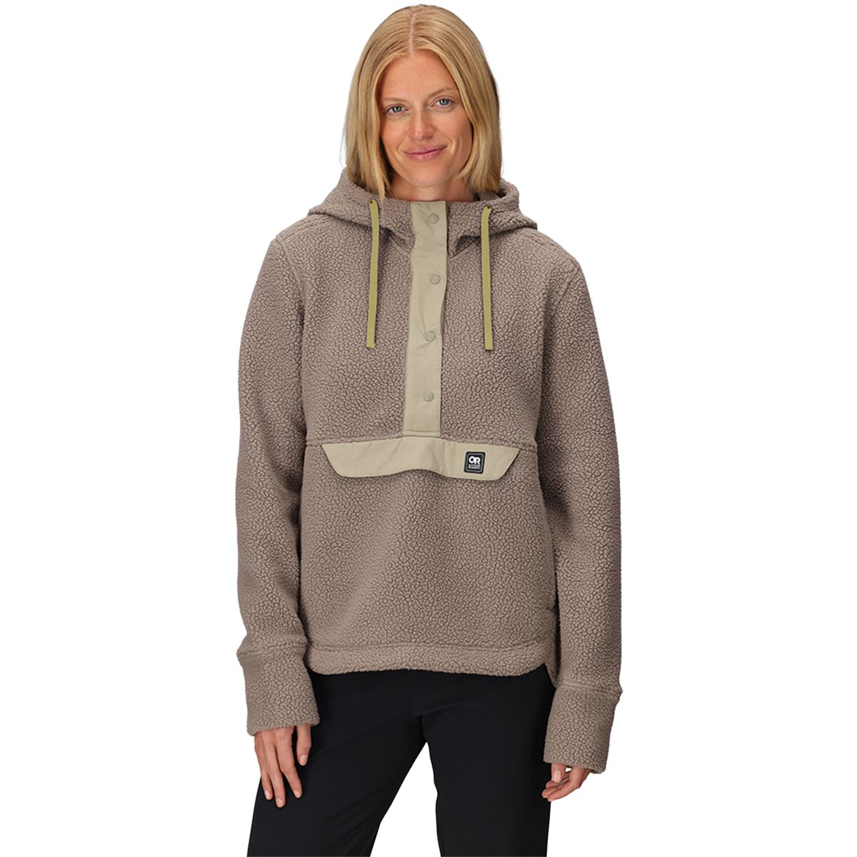 Image of Outdoor Research Grayland Fleece Pullover Hoodie - Women's Sable, XS