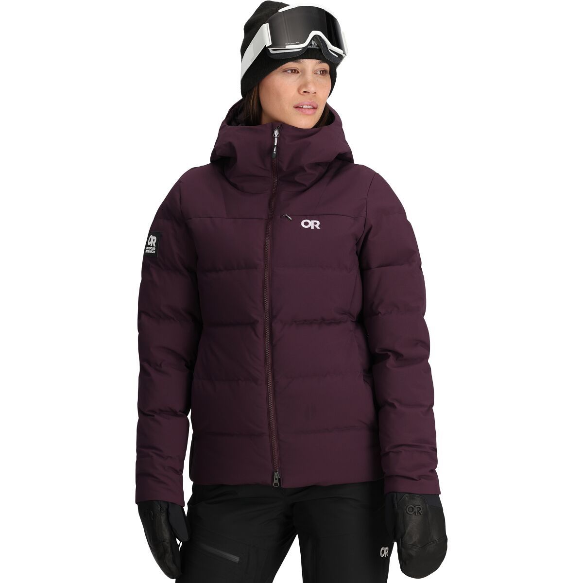 Image of Outdoor Research Snowcrew Down Jacket - Women's Amethyst, L